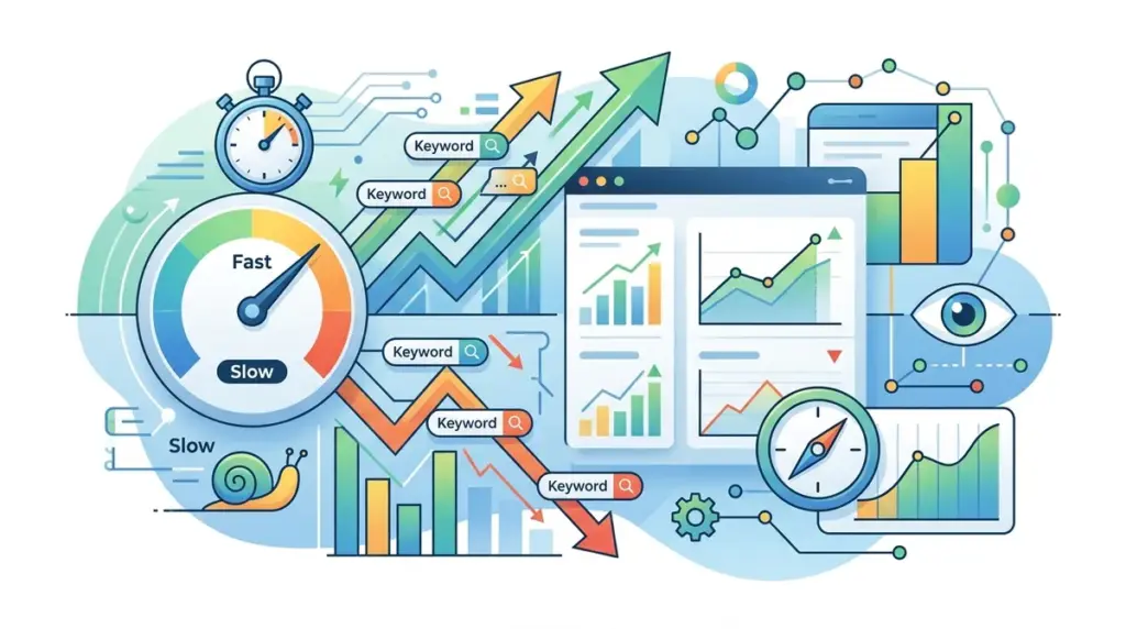 How Page Speed Changes Can Influence Keyword Positioning