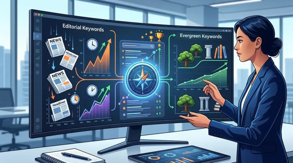 How Publishers Should Track Editorial and Evergreen Keywords