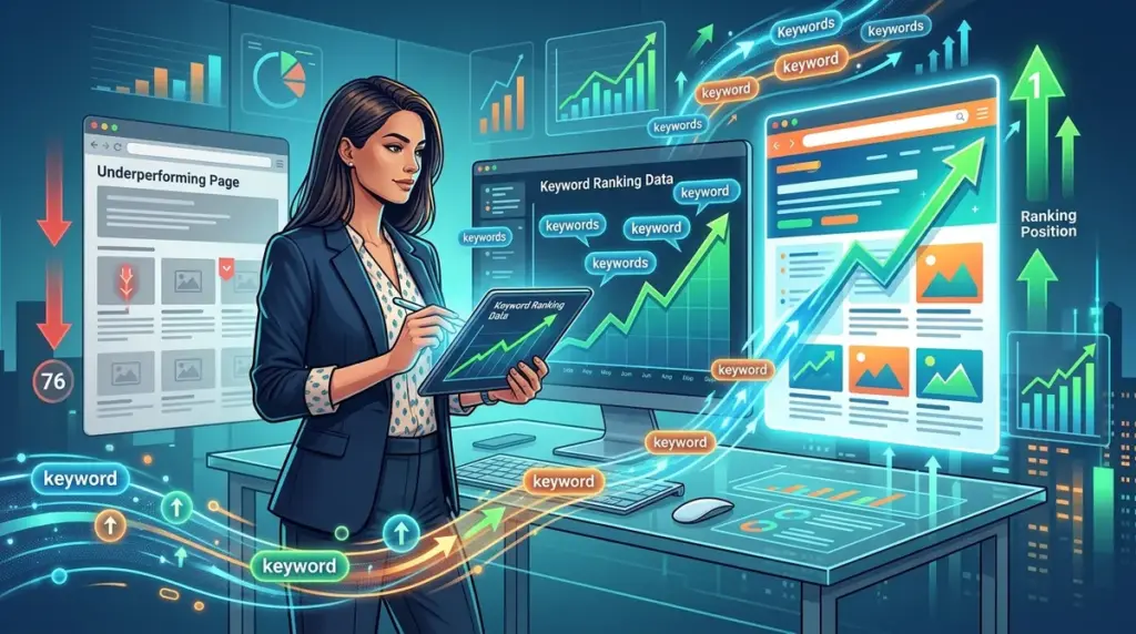 How to Use Ranking Data to Refresh Underperforming Pages