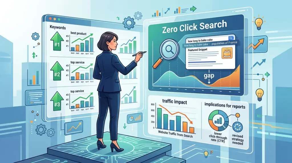 What Zero Click Search Means for Keyword Ranking Reports